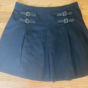 Hot Topic Whimsy goth grunge schoolgirl punk 90’s pleated buckle accent mini